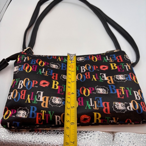 Betty Boop Y2K Style Rainbow Pattern Cartoon Character Small Purse Shoulder Bag - Picture 13 of 14